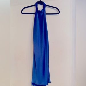 Satin Halter Mini Dress - Sz M